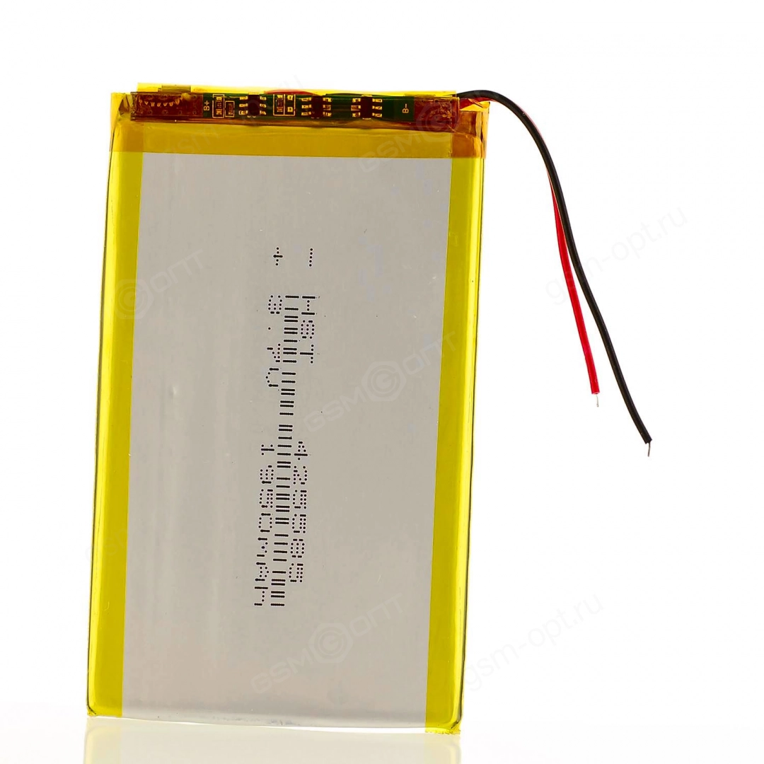 Аккумулятор универсальный 55x85x4,2мм, Li-pol 3.7V - 2950mAh, 7,22Wh