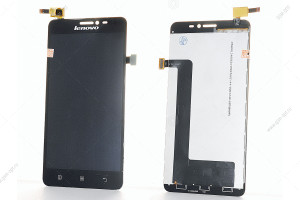 Дисплей для Lenovo S850 с тачскрином, черный (Б/у)
