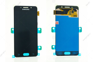 Дисплей для Samsung A310F Galaxy A3 (2016) с тачскрином, черный, оригинал