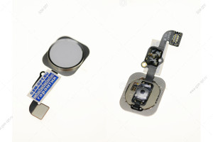 Кнопка HOME для iPhone 6S/ iPhone 6S Plus на шлейфе, с клавишей, белый