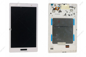 Дисплей для Lenovo Tab 2 (A8-50F) с тачскрином, в рамке белый