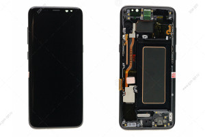 Дисплей для Samsung Galaxy S8 (G950) в рамке, черный, оригинал