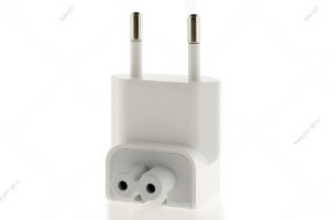 Переходник EUR от СЗУ адаптера (блок питания) для ноутбуков MacBook MagSafe 45W, 65W, 85W orig.c