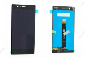 Дисплей для Nokia 3 (TA-1032) с тачскрином, черный, orig.ic (б/у)