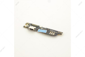 Плата нижняя для Meizu M3 Note (L681H) с разъемом зарядки (системным), микрофоном и кнопкой HOME