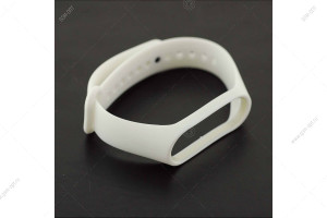 Ремешок силиконовый для Xiaomi Mi Band 4/ 3 белый