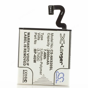 Аккумулятор для Nokia BP-4GW, Lumia 920, Lumia 920T, Phi, Li-Polymer, 3.7V - 2000mAh, Cameron Sino