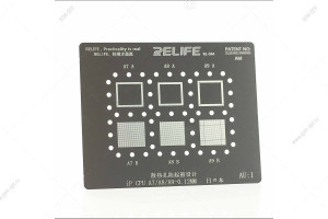 Трафарет Relife для процессоров iPhone A7/ A8/ A9 (T=0.12mm)