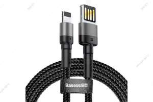Кабель USB Baseus Cafule Lightning Special для Apple, 1м, черный-серый