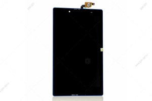 Дисплей для Lenovo Tab 2 (A8-50F/ A8-50LC) с тачскрином в синей рамке, черный