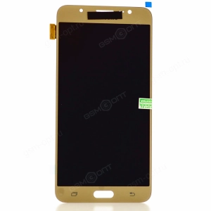 Дисплей для Samsung Galaxy J7 2016 (J710F) без рамки, золото (OLED)