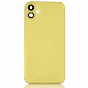 Корпус для iPhone 11 желтый (б/у переклеена крышка)