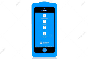 Защитное стекло Zipax FS для iPhone 5, 5S, SE черный