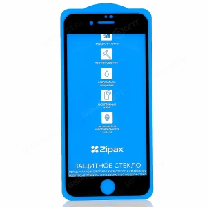 Защитное стекло Zipax FS для iPhone 7, 8, SE 2020, черный
