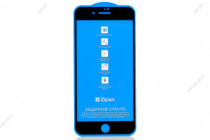 Защитное стекло Zipax FS для iPhone 8 Plus, 7 Plus черный