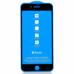Защитное стекло Zipax FS для iPhone 8 Plus, 7 Plus черный
