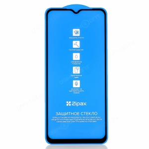 Защитное стекло Zipax FS для Samsung Galaxy A12, NARZO, VIVO, OPPO, Realme, MUG, черный