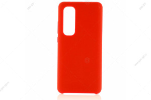 Чехол Silicone Cover для Xiaomi Mi Note 10 Lite (2020) красный