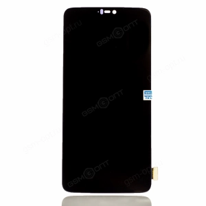 Дисплей для OnePlus 6 с тачскрином, черный (OLED)
