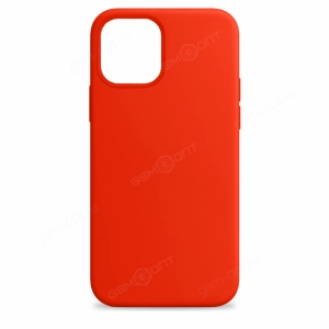 Силиконовый чехол Silicone Case для iPhone 12 Pro Max, красный