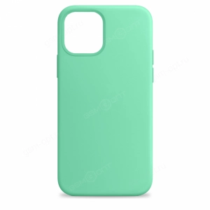 Силиконовый чехол Silicone Case для iPhone 12 Pro Max, мятный
