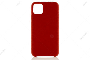 Чехол для iPhone 11 Pro Max Leather Case кожаный, красный