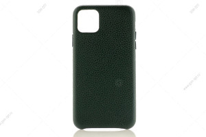 Чехол для iPhone 11 Pro Max Leather Case кожаный, зеленый
