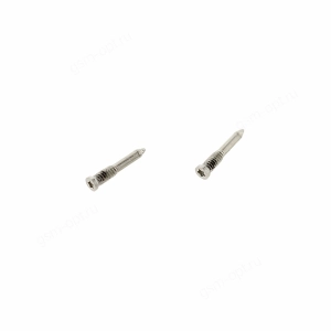 Винты нижние для iPhone12/ iPhone 12 Mini/ iPhone 12 Pro/ iPhone 12 Pro Max серебристый, 2шт