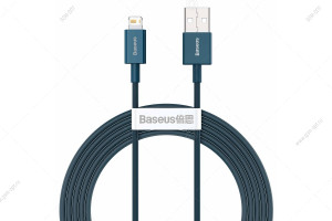 Кабель USB Baseus Superior Lightning для Apple, 2м, 2.4A, синий