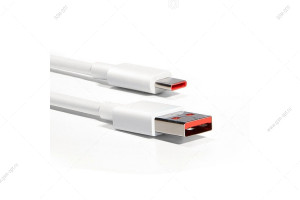 Кабель USB Xiaomi Type-C 6A, 120W, белый, оригинал