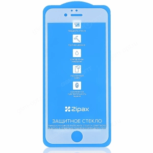 Защитное стекло Zipax FS для iPhone 6, 6S, белый