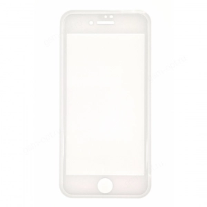 Защитное стекло Zipax 5D для iPhone 7, 8, SE 2020, белый (без упаковки)
