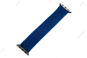 Плетеный монобраслет для Apple Watch 40/ 38мм нейлон, размер S, 130мм, темно-синий