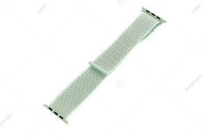 Ремешок нейлоновый для часов Apple Watch 44/ 42мм  светло-бирюзовый