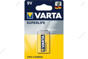 Батарейка Крона Varta Super Life, 6F22-1BL