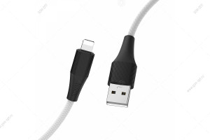 Кабель USB Hoco X32 Excellent, Lightning для Apple 1.0м, белый