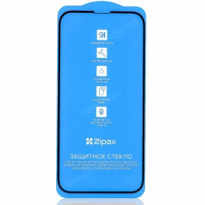 Защитное стекло Zipax FS для iPhone 17e, 16e, 14, 13, 13 Pro черный