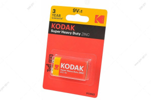 Батарейка Крона Kodak 6F22-1BL, Heavy Duty