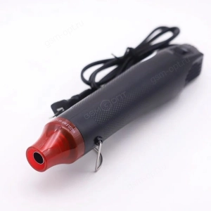 Фен Heat Tool, ручной на  подставке, 220V - 300W, вилка CN, черный
