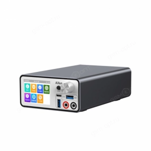 Блок питания AiXun P2408S, 0-24V/0-8A, PD + QC3.0 + кабеля для питания и включения iPhone 11 - 11PM