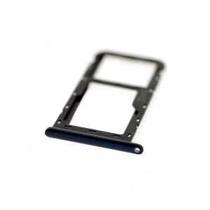 Слот SIM/ microSD-карт для ZTE Blade A51 черный