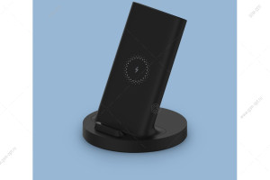 Беспроводная зарядка Xiaomi Vertical Wireless Charger 20W, QI, WPC02ZM, черный