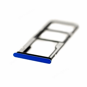 Слот SIM/ microSD-карт для Xiaomi Redmi 9A синий