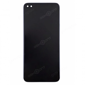 Дисплей для Honor 50 Lite в рамке, серебристый