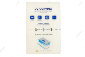 Пленка гидрогелевая UV для резки на плоттере 180x115мм, 0.24мм, глянец (упаковка 10шт.)