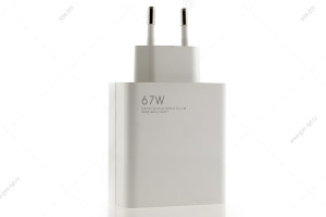 Сетевая зарядка USB для Xiaomi 67W, MDY-12-EU, orig, белый
