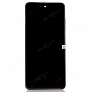 Дисплей для Samsung Galaxy A52 (A525F)/ A52s (A528B) в рамке, лавандовый, оригинал