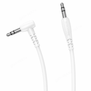 Кабель AUX jack 3.5мм Borofone BL10, 2м, белый