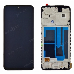 Дисплей для Xiaomi POCO M4 Pro 4G с тачскрином, черный, в рамке (OLED)