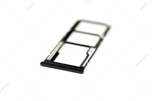 Слот SIM/ microSD-карт для Xiaomi Redmi 10/ Redmi 10 (2022) черный